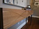 Infinity brass side table | Console Table in Tables by Donald Mee Design. Item composed of wood