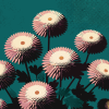 Chrysanthemums and Teapot | Prints in Paintings by Paul Manwaring Fine Art Prints. Item composed of paper compatible with contemporary and modern style
