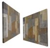 Muddy Waters — Geometric Abstract Painting | Mixed Media by stephen cimini. Item made of canvas with marble