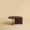 Smoked Oak Coffee Table - MINAMI by Lebanto | Tables by Lebanto. Item composed of oak wood compatible with minimalism and contemporary style