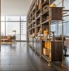 Collector's Shelving Partition | Storage by Amuneal | Gibsons Italia in Chicago. Item made of wood with metal