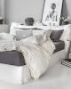 Linen Fitted Sheet | Bed Spread in Linens & Bedding by MagicLinen. Item made of cotton