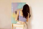 Cotton Candy | Oil And Acrylic Painting in Paintings by Mami Ishibashi. Item made of canvas with synthetic