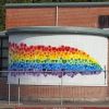 Diversity Mural in Shelton | Public Mosaics by JK Mosaic, LLC | Choice Alternative School in Shelton. Item composed of cement and synthetic
