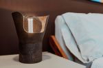 Extravagant italian designer table lamp | Lamps by ENOceramics. Item composed of ceramic compatible with minimalism and contemporary style
