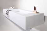 Floating Concrete Vanity Top | Countertop in Furniture by Wood and Stone Designs. Item made of stoneware
