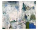 Looking Forward | Oil And Acrylic Painting in Paintings by El Løvaas. Item made of canvas works with minimalism style