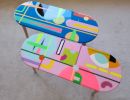 Maximalist Eclectic Abstract Resin Side End Tables | Coffee Table in Tables by Epoxy Coffee Table Shop. Item composed of wood in boho or contemporary style