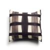 Melo Black Silk Pillow | Pillows by Studio Variously. Item compatible with contemporary and modern style