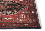 Vintage Charcoal Tribal 3X9 Hamedan  Runner Rug | Rugs by Magic Rugs. Item made of cotton