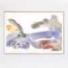 "Aria" Abstract Print in neutral tones | Prints by Daylight Dreams Editions. Item made of paper works with mid century modern & contemporary style