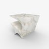 Star Axis Side Table In Marble | Tables by Neal Aronowitz. Item composed of marble in minimalism or mid century modern style