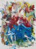 Goodness Gracious Acrylic Abstract | Oil And Acrylic Painting in Paintings by Strokes by Red - Red (Linda Harrison). Item composed of canvas