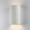 Tenos Sconce | Ceramic Cylinder Wall Light | Sconces by A19 Artisan Lighting. Item made of ceramic compatible with minimalism and mid century modern style