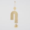 Turn Wall Hanging in Polished Brass | Wall Sculpture in Wall Hangings by Circle & Line. Item made of brass