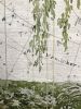 Weeping willow and constelations | Oil And Acrylic Painting in Paintings by Renee Bott. Item composed of canvas & synthetic compatible with contemporary and asian style