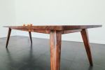 96" Columbia Dining Table in Oregon Black Walnut | Tables by Studio Moe. Item composed of walnut