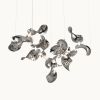 Dune 16 Cluster Pendant Light | Chandeliers by MOSS Objects. Item made of metal works with contemporary & japandi style
