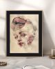 Watercolor Portrait Aura | Watercolor Painting in Paintings by Marta Spendowska. Item composed of paper in minimalism or contemporary style