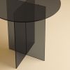 Smoked Glass Dining Table - IKI by Lebanto | Tables by Lebanto. Item composed of glass in minimalism or contemporary style