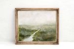 Vintage Inspired Landscape Art Print | Prints by Melissa Mary Jenkins Art. Item made of paper compatible with country & farmhouse and japandi style
