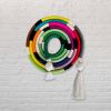 Loops of colors | Fiber art sculpture | Wall Sculpture in Wall Hangings by HILO Fiber Art. Item composed of cotton and fiber