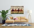 Shades of Misty | Tapestry in Wall Hangings by Quilted Artistry by Renee. Item made of cotton with fiber