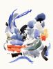 Blue Notes No. 6 | Prints by Daylight Dreams Editions. Item composed of paper in mid century modern or contemporary style