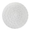 12" Dahlia White | Oil And Acrylic Painting in Paintings by Kelly L Walker. Item made of canvas
