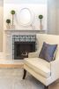 Yin & Yang Pillow | Pillows by Marie Burgos Design and Collection | Garden Street Brownstone in Hoboken. Item made of fabric