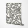 Rubbery Leaf Wallpaper | Wall Treatments by Patricia Braune. Item composed of paper