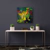 Colorful Reflection | Oil And Acrylic Painting in Paintings by Checa Art. Item composed of canvas