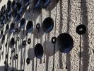 Rain City - Abstract Metal Wall Art Sculpture | Wall Sculpture in Wall Hangings by Sarmal Design. Item made of steel works with mid century modern & contemporary style