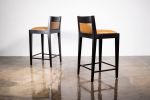 Stool in Argentine Rosewood by Costantini, Palermo Hollywood | Chairs by Costantini Design. Item composed of wood & fabric