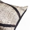 Arc Black Silk Pillow | Pillows by Studio Variously. Item made of cotton compatible with modern style