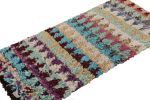 Vintage Azilal Moroccan Boucherouite Rug, with Chevron | Area Rug in Rugs by Rug and Kilim
