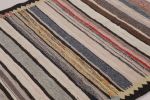 Vintage Persian Kilim with Vibrant, Saturated Stripes - Rug | Area Rug in Rugs by Rug and Kilim