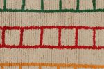 Vintage Moroccan Runner with Polychromatic Geometric Pattern | Area Rug in Rugs by Rug and Kilim