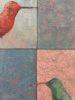 Neighbors | Oil And Acrylic Painting in Paintings by Rich Godfrey. Item composed of canvas in minimalism or mid century modern style