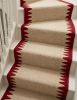 Handwoven Wool Stair Runner | Custom Natural Hallway Carpet, | Runner Rug in Rugs by Evergreen Carpets. Item composed of wool in boho or minimalism style