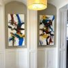 Commissioned painting Private residence, USA | Oil And Acrylic Painting in Paintings by Johanne Brouillette. Item made of canvas