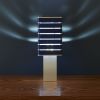 Exigen by Mnima. Table Light Sculpted from Solid Aluminum. | Table Lamp in Lamps by mnima. Item made of aluminum with leather