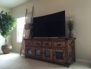 MODEL 1107 - Custom Media Entertainment Center | Media Console in Storage by Limitless Woodworking. Item composed of maple wood in mid century modern or contemporary style