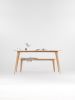 Dining table with bench, dining table set made of solid oak | Tables by Mo Woodwork
