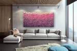 'Petals II' | Paintings by Christina Twomey Art + Design. Item made of canvas compatible with minimalism and contemporary style