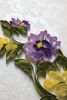 Pearl Grace on-edge paper on wallpaper | Wall Sculpture in Wall Hangings by JUDiTH+ROLFE. Item composed of paper compatible with boho and contemporary style