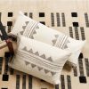 Kora White Large Lumar Pillow | Pillows by Studio Variously