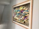 Modern Landscape -1 | Oil And Acrylic Painting in Paintings by Sangeeta Sagar. Item composed of canvas and synthetic