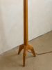 Falcon Floor Lamp | Lamps by Nathan Chintala. Item made of fabric with brass works with mid century modern & modern style