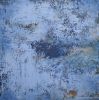 Blue Bayou #1 | Mixed Media in Paintings by Jan Jahnke. Item composed of canvas in minimalism or contemporary style